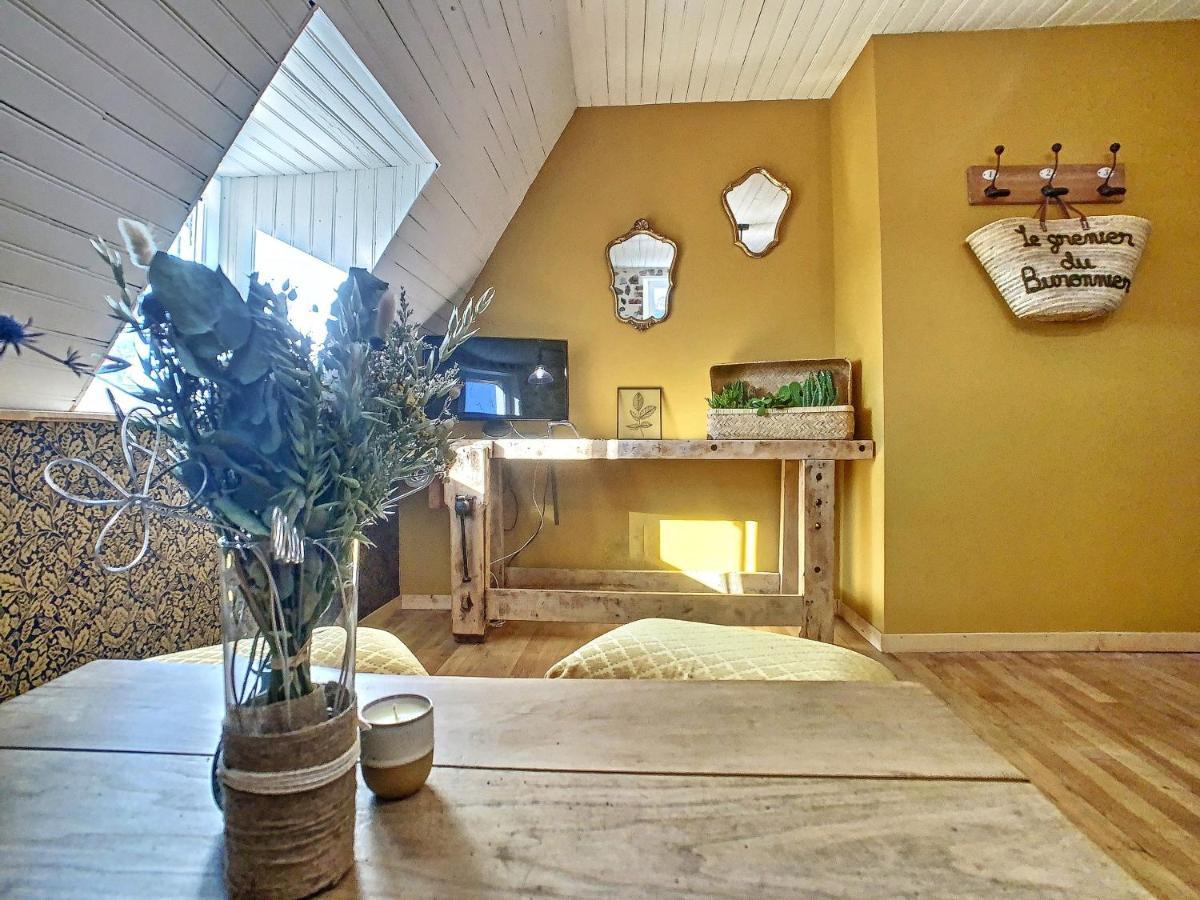 Apartament Le Grenier Du Buronnier Saint-Simon  Zewnętrze zdjęcie